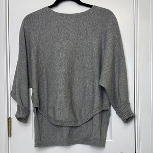 Chelsea & Theodore Gray Relaxed Fit Crew Neck Sweater